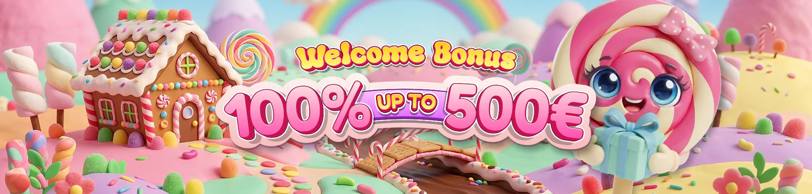 Sweetsino Welcome Bonus: 100% up to 500€ with the code WELCOME