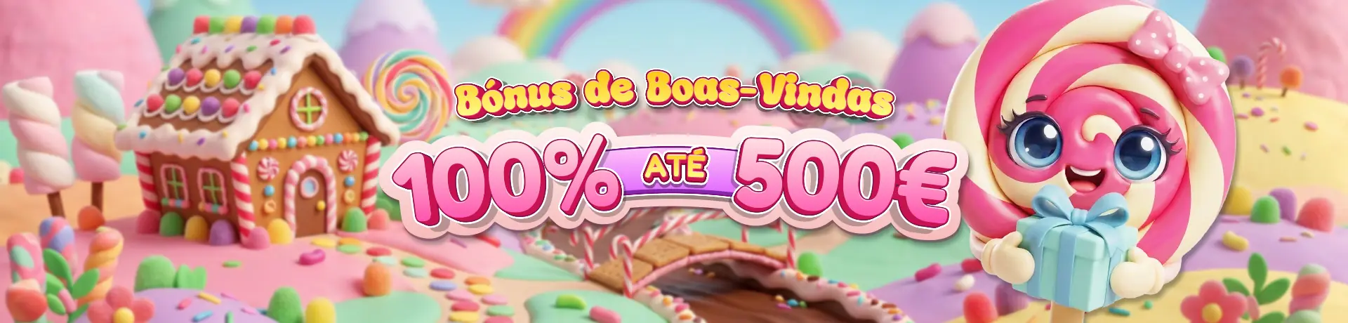 Banner da oferta de boas-vindas